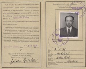 Cédula de Identidad Alemana, 1936. (II)