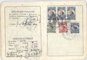 Pasaporte que usó Betti (Lotti) para emigrar de Alemania, 1939. (III)