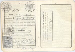 Pasaporte que usó Betti (Lotti) para emigrar de Alemania, 1939. (IV)