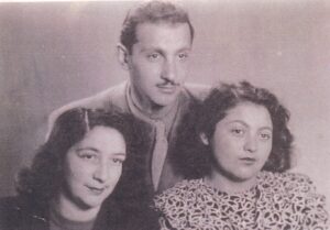 Hermanos que llegaron a Chile: Lilly, Sara y Arnoldo Kastner Klein.