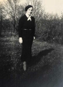 Elena (Leni) Hirzmann de Meyer, en Alemania antes de la guerra.