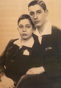 Laszlo y Andrés Stern, en Budapest antes de la guerra.