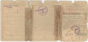 Tarjeta de Identificación de Trabajo como Contador, 1942.