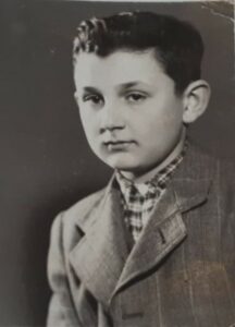 El pequeño Isaak Hartmann, hijo mayor de Herman y Sara, quien fue asesinado en la Shoá.