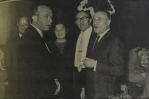 Rosa Klein y Martin Yosif con Itzak Rabin, en su visita a Chile